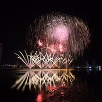 Mãn nhãn màn so kè chưa từng thấy giữa đội pháo hoa Mỹ và Italia