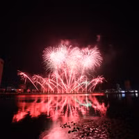 Mãn nhãn màn so kè chưa từng thấy giữa đội pháo hoa Mỹ và Italia