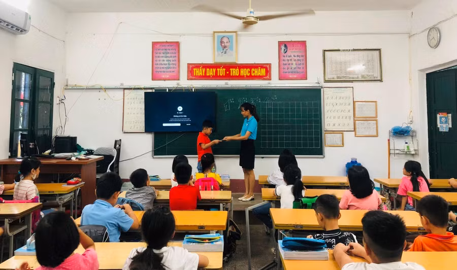 Hoạt động giáo dục của Trường TH Giấy Bãi Bằng (huyện Phù Ninh, Phú Thọ).