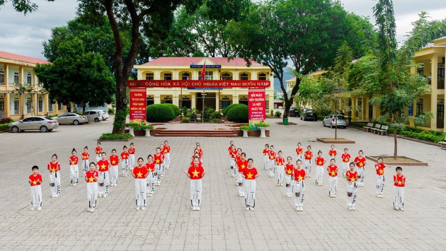 Học sinh nhà trường luôn năng động, tự tin. Học sinh nhà trường luôn năng động, tự tin.