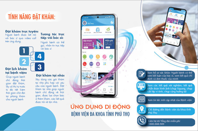 Phần mềm quản lý sức khỏe điện tử của Bệnh viện đa khoa tỉnh Phú Thọ. Phần mềm quản lý sức khỏe điện tử của Bệnh viện đa khoa tỉnh Phú Thọ.