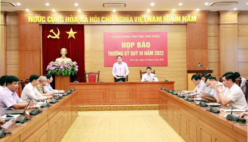 Quang cảnh buổi họp báo