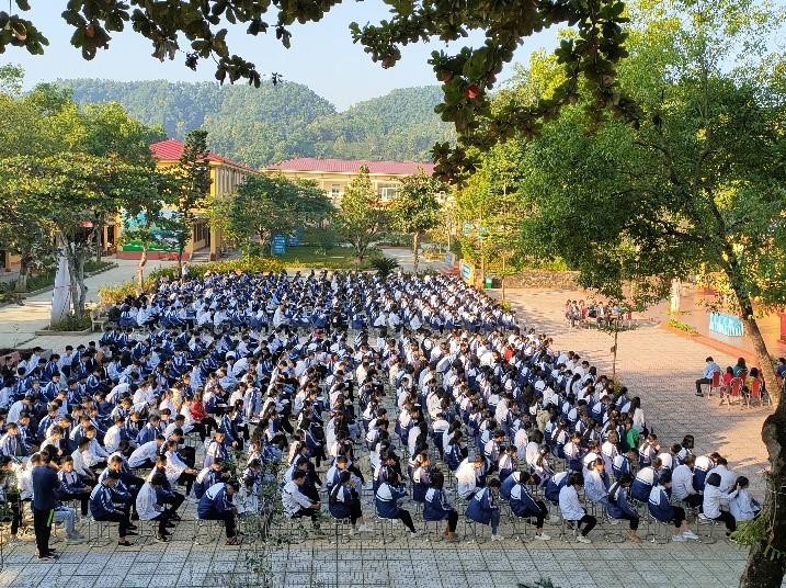 Công tác hướng nghiệp được lồng ghép qua nhiều hoạt động của nhà trường Công tác hướng nghiệp được lồng ghép qua nhiều hoạt động của nhà trường