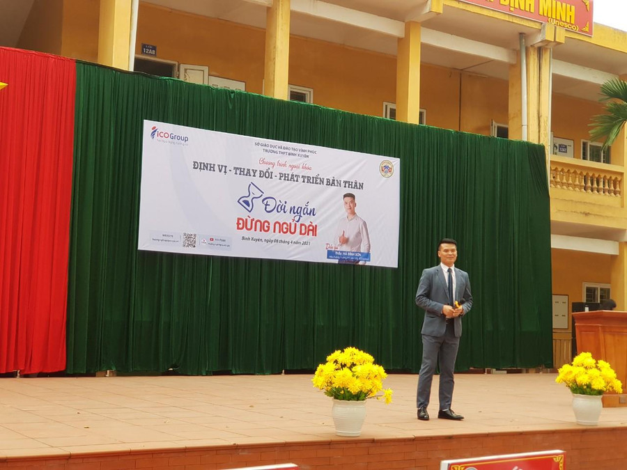 Một hoạt động ngoại khóa về hướng nghiệp, phát triển bản thân do Trường THPT Bình Xuyên tổ chức.