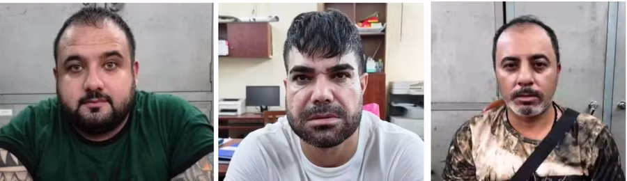 Những nghi phạm trong vụ án. Ảnh: Công an Thanh Hóa cung cấp.