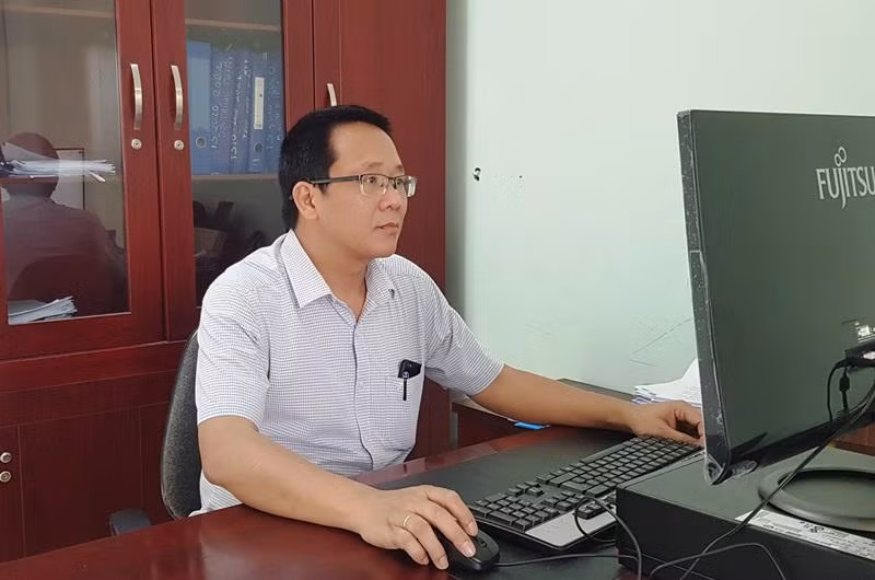 Ông Trịnh Văn Mừng thông tin tới Báo GD&amp;TĐ.