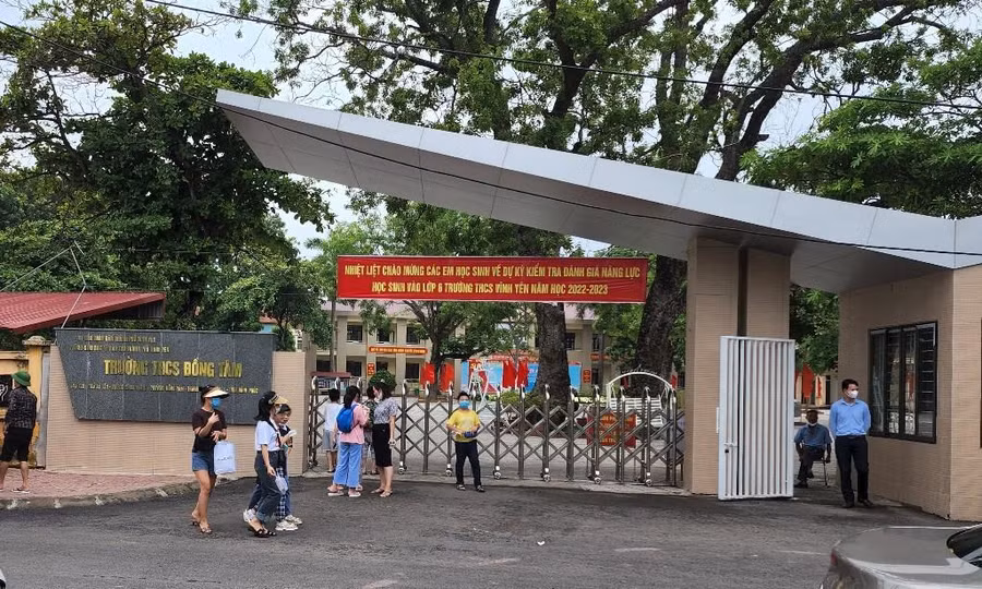  Điểm thi Trường THCS Đồng Tâm .