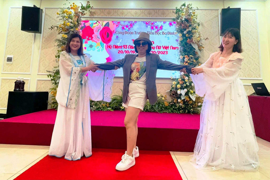 Những tiết mục vui nhộn. Ảnh: NTCC