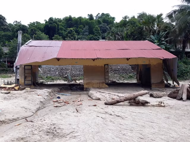 Điểm Trường Mầm non ở bản Son.