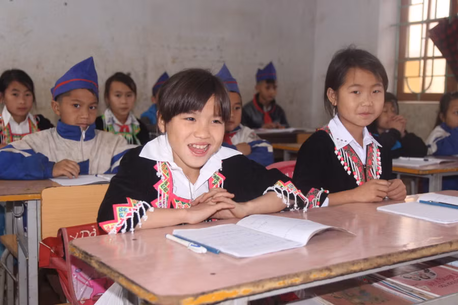 Phát triển giáo dục, đảm bảo về cơ sở vật chất trường lớp là một tiêu chí của nông thôn mới