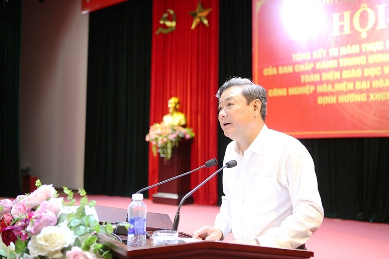 Ông Lê Anh Xuân - Bí thư Thành ủy TP Thanh Hóa phát biểu tại Hội nghị. Ảnh: TL.