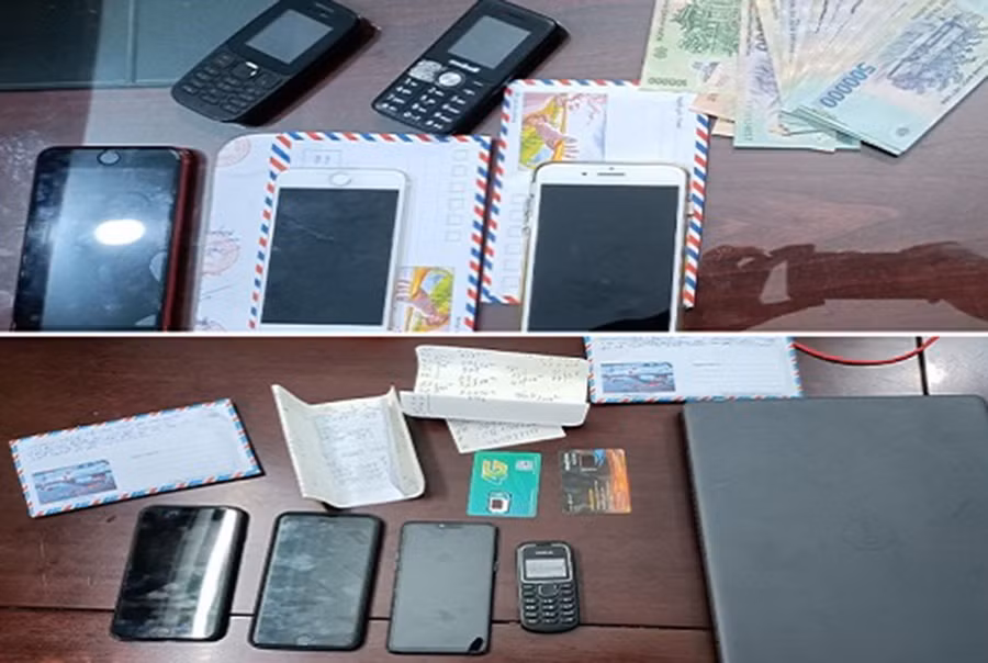 Một số tang vật thu giữ của chuyên án.