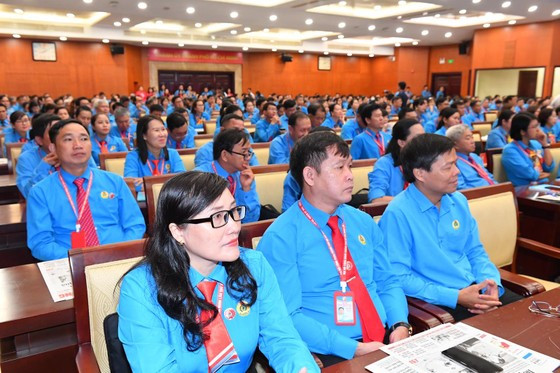 Đại biểu dự Đại hội Công đoàn TPHCM nhiệm kỳ 2023-2028. (Ảnh: Trang tin Công đoàn TPHCM). Đại biểu dự Đại hội Công đoàn TPHCM nhiệm kỳ 2023-2028. (Ảnh: Trang tin Công đoàn TPHCM).