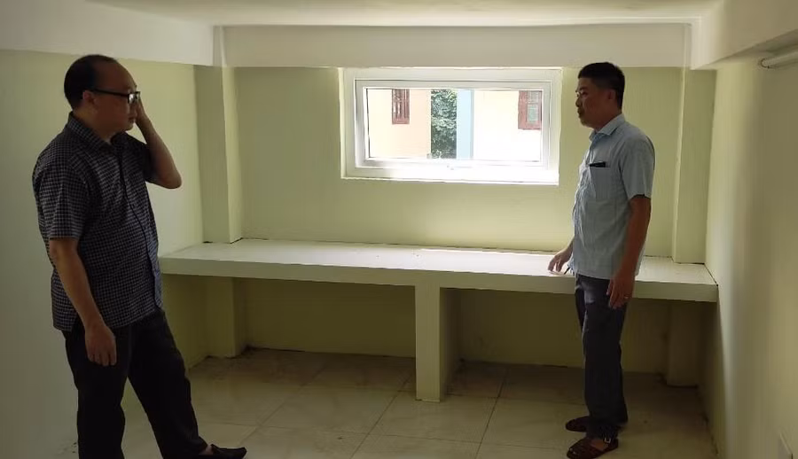 Mỗi căn nhà hiện tại đã có một bếp riêng để học sinh nấu ăn.