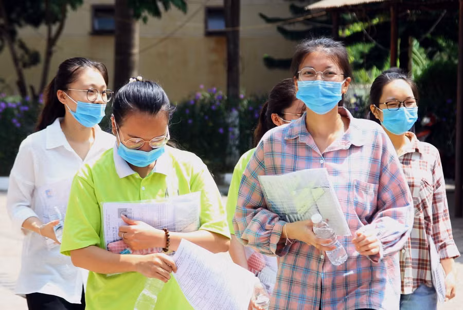 Chiều nay thí sinh sẽ thi Ngoại ngữ - môn thi cuối cùng trong Kỳ thi tốt nghiệp THPT 2020 đợt 2. Ảnh: Bá Hải