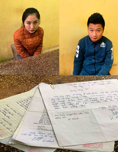 2 đối tượng Hoành, Hoa và các tang vật thu được 2 đối tượng Hoành, Hoa và các tang vật thu được