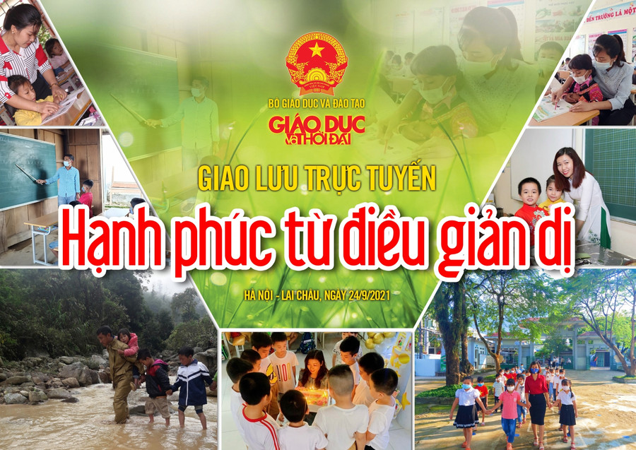 Giao lưu trực tuyến “Hạnh phúc từ điều giản dị”