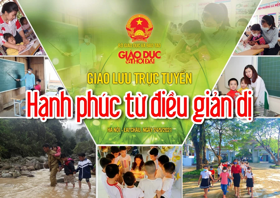 Giao lưu trực tuyến “Hạnh phúc từ điều giản dị”