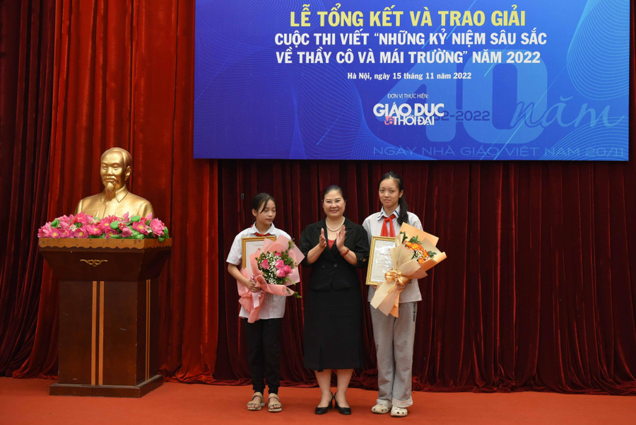 Trao giải Cuộc thi viết Những kỷ niệm sâu sắc về thầy cô và mái trường năm 2022 ảnh 23 Trao giải Cuộc thi viết Những kỷ niệm sâu sắc về thầy cô và mái trường năm 2022 ảnh 23