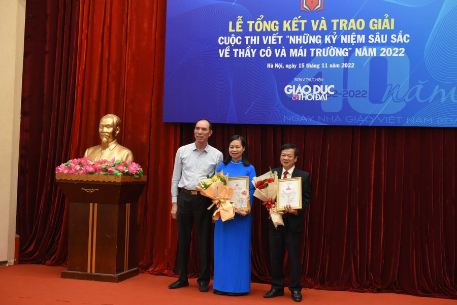 Trao giải Cuộc thi viết Những kỷ niệm sâu sắc về thầy cô và mái trường năm 2022 ảnh 22 Trao giải Cuộc thi viết Những kỷ niệm sâu sắc về thầy cô và mái trường năm 2022 ảnh 22
