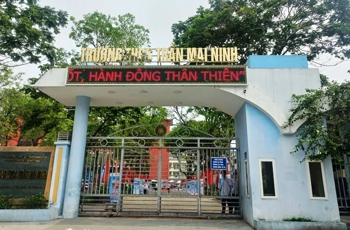 Trường THCS Trần Mai Ninh, TP Thanh Hóa. (Ảnh: TL)