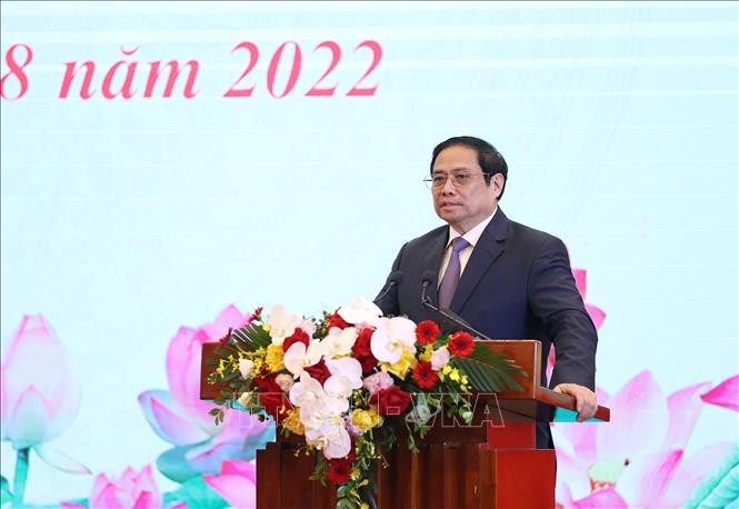 Thủ tướng Phạm Minh Chính phát biểu. Ảnh: Dương Giang/TTXVN Thủ tướng Phạm Minh Chính phát biểu. Ảnh: Dương Giang/TTXVN