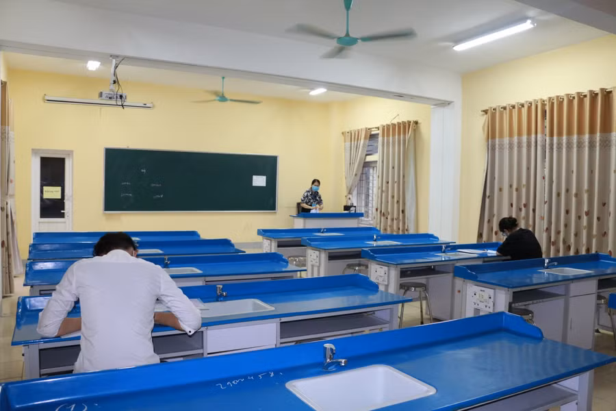 Phòng thi dành cho thí sinh F1, F2 tại Nghệ An