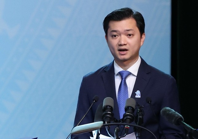 Ông Nguyễn Minh Triết, Chủ tịch Trung ương Hội Sinh viên Việt Nam. Ảnh: Tiền phong