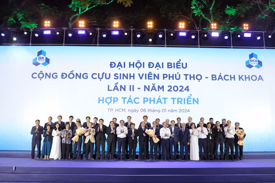 Cộng đồng Cựu sinh viên Phú Thọ - Bách khoa (BKA) nhiệm kỳ 2024-2029. Ảnh: HCMUT