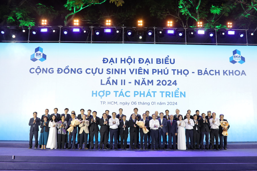 Cộng đồng Cựu sinh viên Phú Thọ - Bách khoa (BKA) nhiệm kỳ 2024-2029. Ảnh: HCMUT