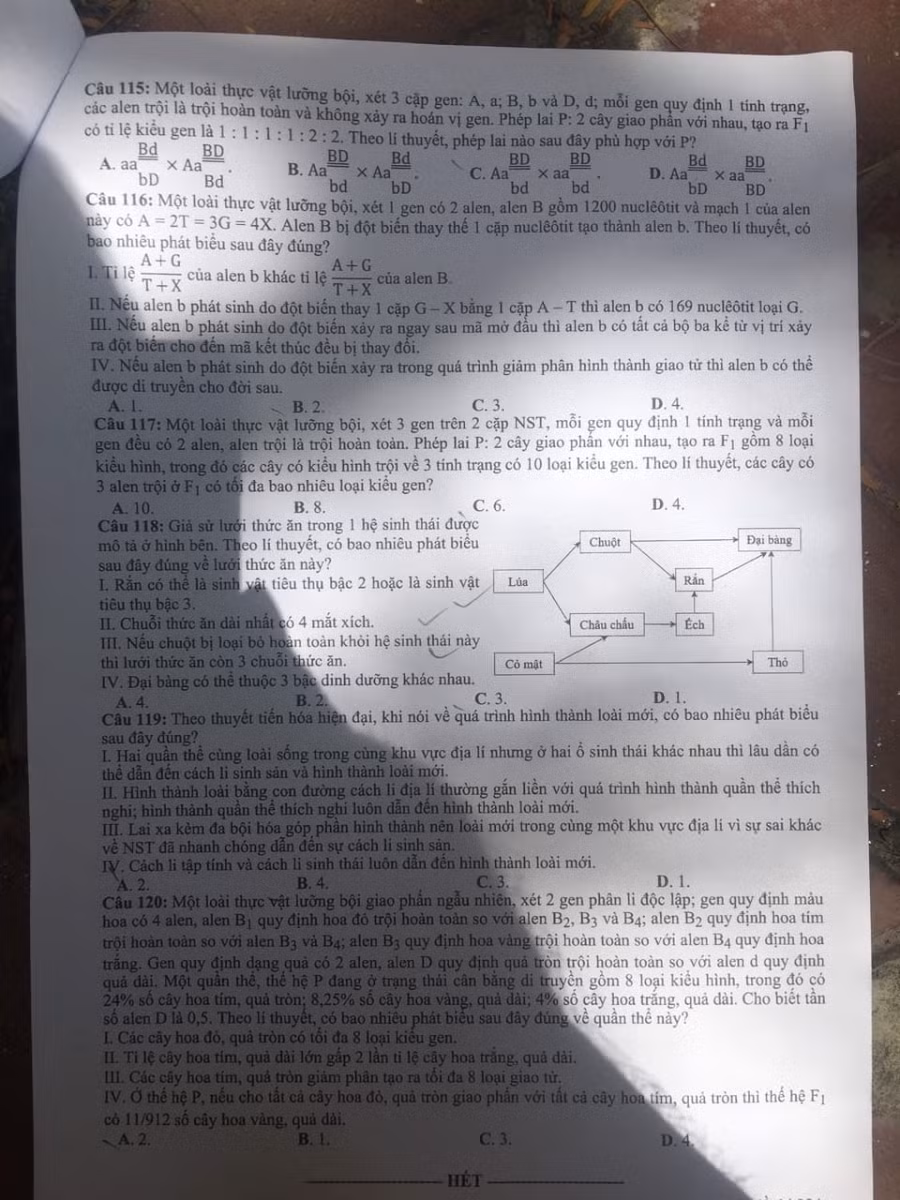 Nhận xét đề thi tổ hợp tốt nghiệp THPT 2021, đợt 2 ảnh 4