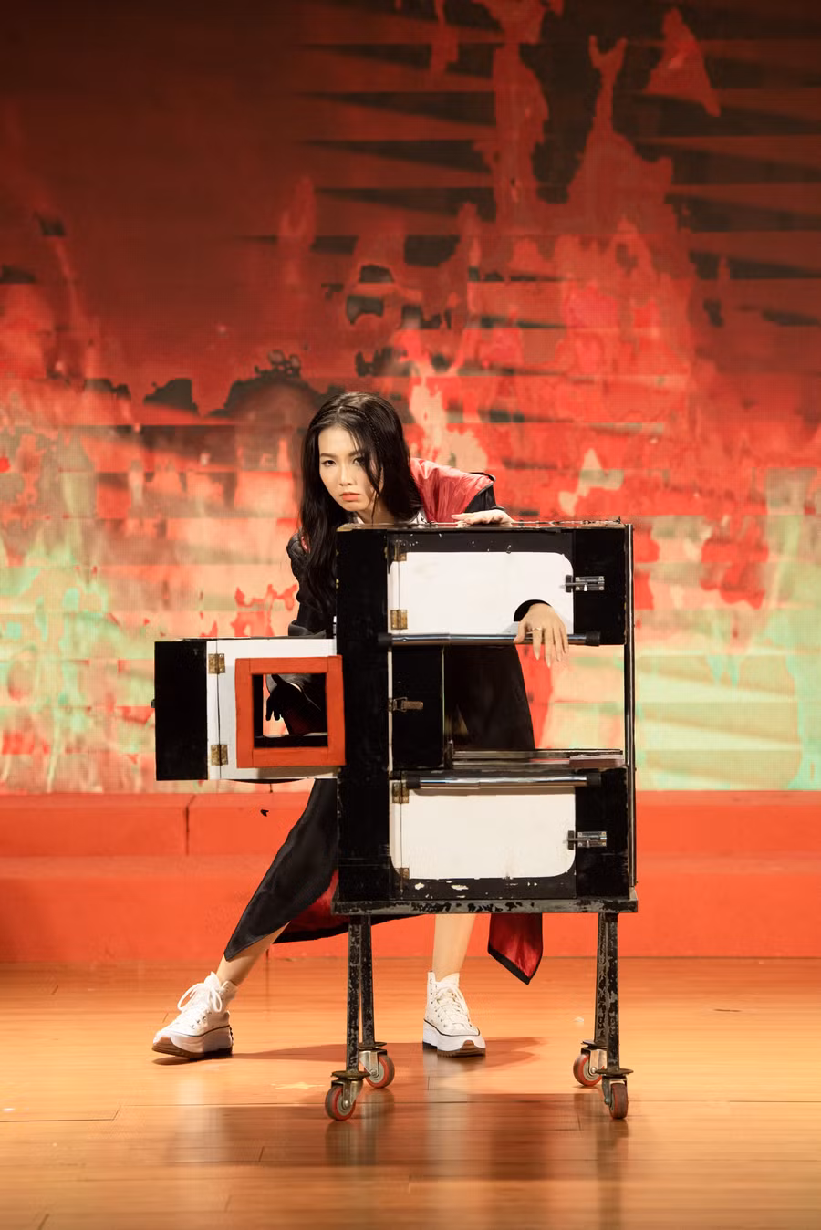 Thí sinh Nguyễn Hồng Thanh (SBD 203) với màn ảo thuật ấn tượng.