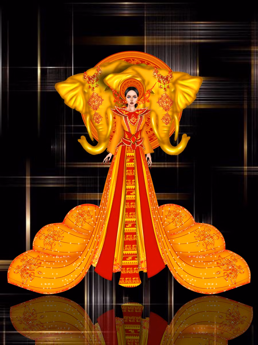 Tác phẩm Trưng Nữ Vương - Lâm Thế Vinh.