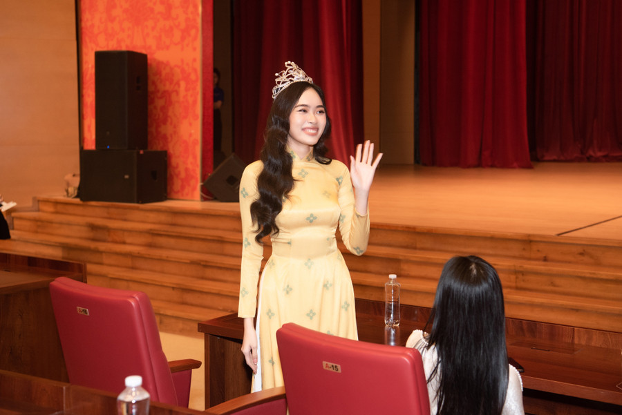 Đại diện đầu tiên của Hoa hậu Quốc gia Việt Nam 2023, Nguyễn Thảo Vy.