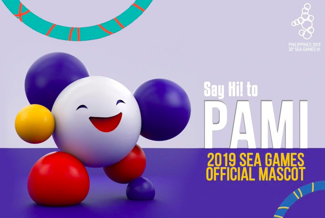 SEA Games 30 với linh vật Pami của nước chủ nhà Philippines.