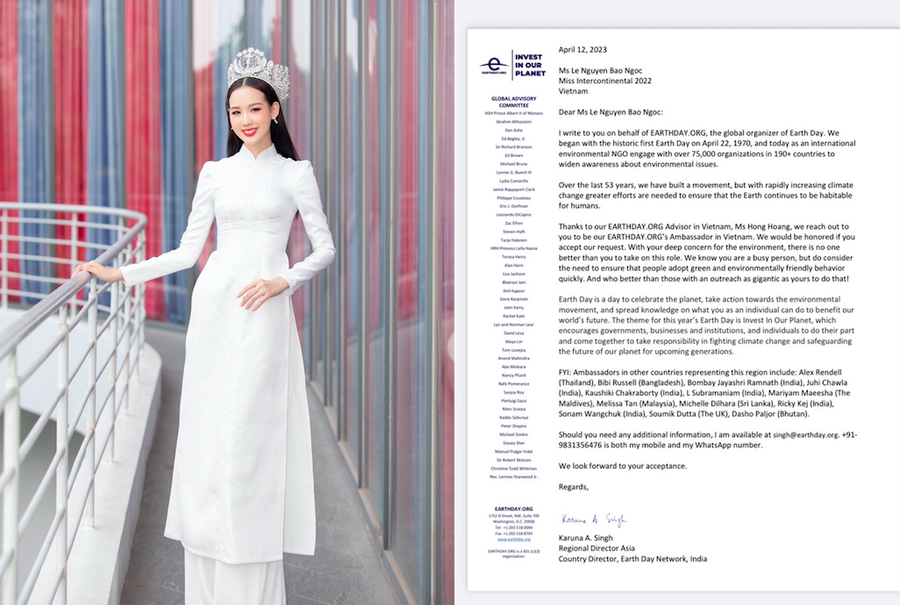 Hoa hậu Bảo Ngọc tham gia chương trình Earth Day Vietnam 2023. Hoa hậu Bảo Ngọc tham gia chương trình Earth Day Vietnam 2023.