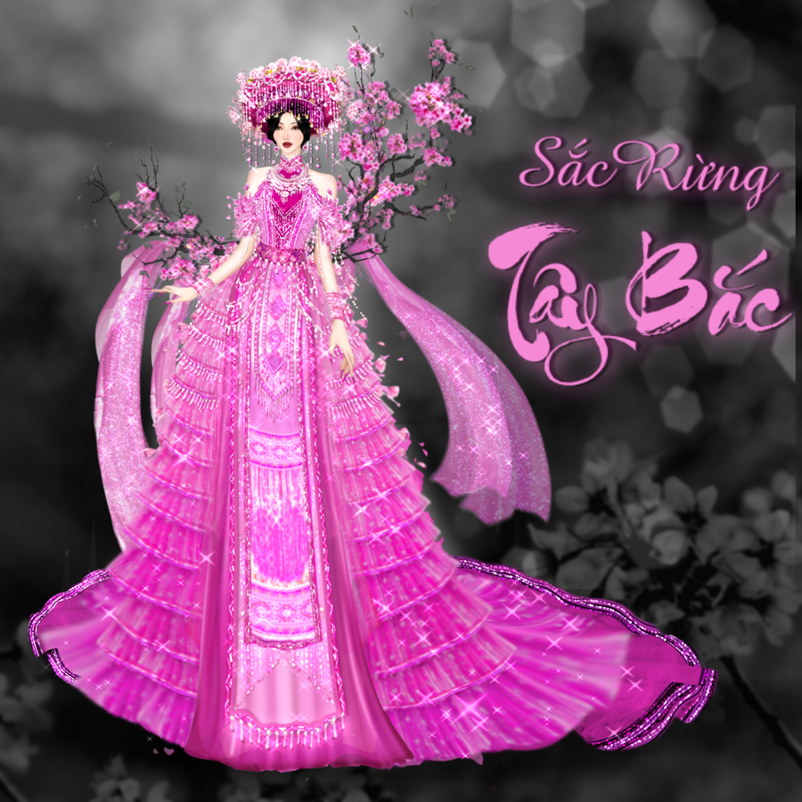 Tác phẩm Sắc Rừng Tây Bắc - Lê Thái Hoàng Long.