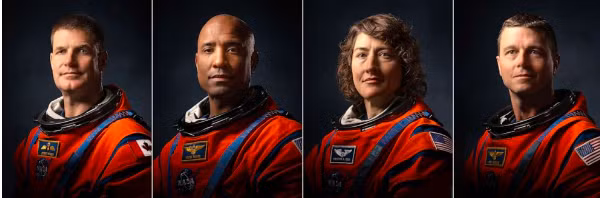 NASA công bố 4 phi hành gia sẽ du hành trên tàu Artemis II