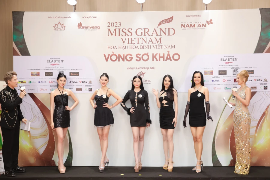 Dàn thí sinh đọ sắc đỉnh cao tại Sơ khảo Miss Grand Vietnam 2023