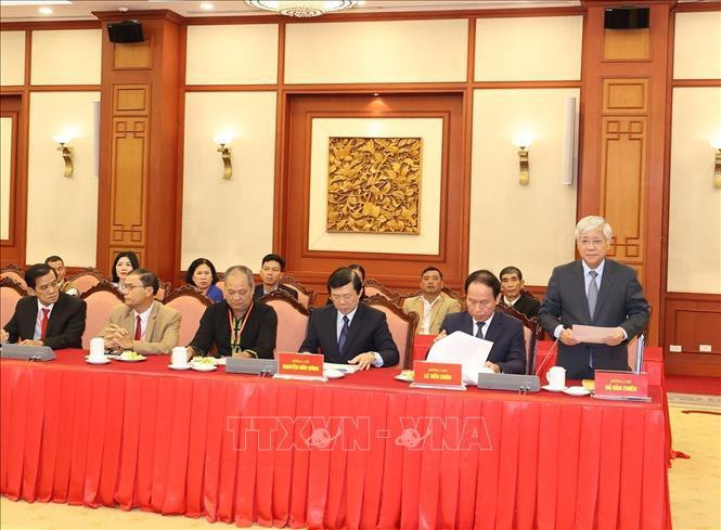 Đồng chí Đỗ Văn Chiến, Bí thư Trung ương Đảng, Chủ tịch Ủy ban Trung ương Mặt trận Tổ quốc Việt Nam phát biểu. Ảnh: Trí Dũng/TTXVN Đồng chí Đỗ Văn Chiến, Bí thư Trung ương Đảng, Chủ tịch Ủy ban Trung ương Mặt trận Tổ quốc Việt Nam phát biểu. Ảnh: Trí Dũng/TTXVN