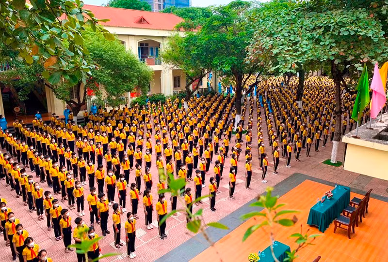 Trường TH Liên Bảo dự thi.