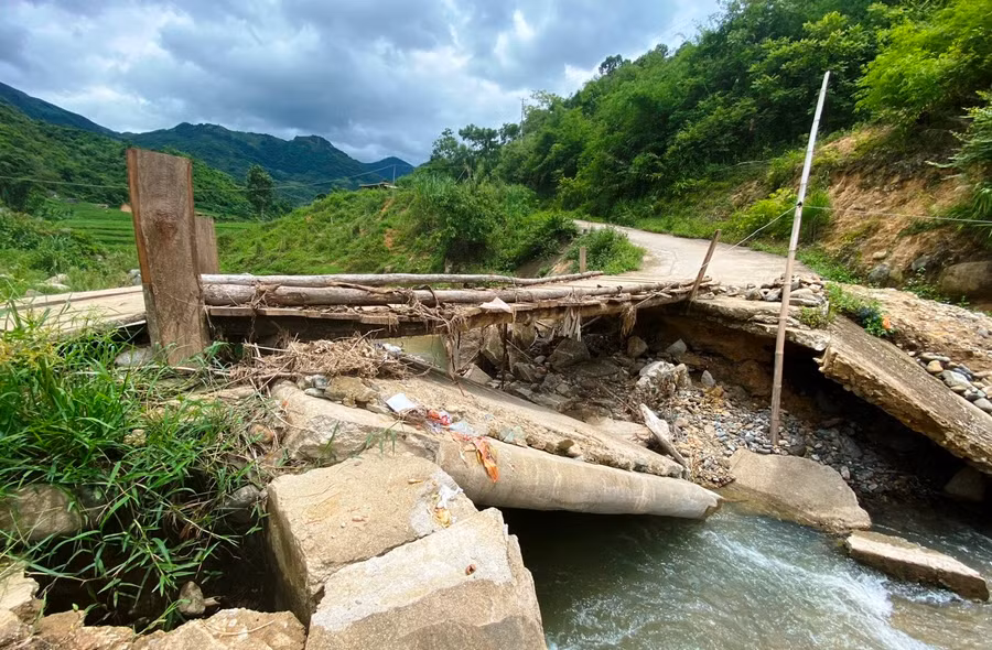 UBND huyện Mường Lát đã gửi tờ trình về tỉnh, đề nghị phân bổ kinh phí để khắc phục công trình này. (Ảnh: TL)