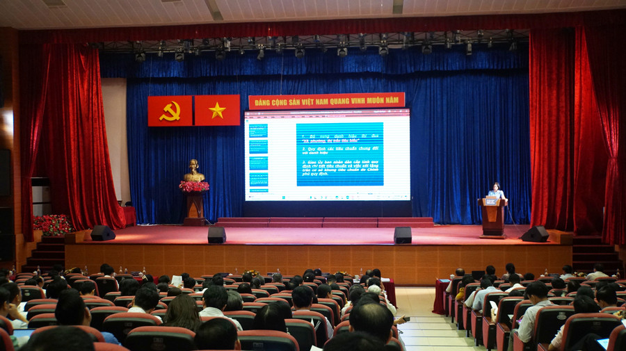 Toàn cảnh hội nghị tập huấn. Ảnh: Mạnh Tùng
