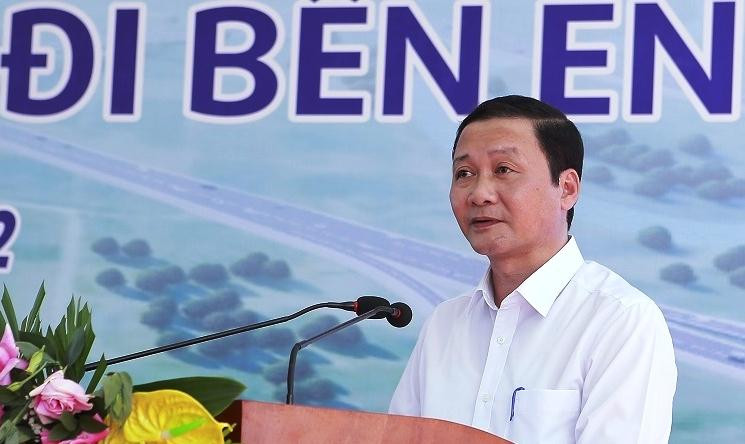 Chủ tịch UBND tỉnh Thanh Hóa Đỗ Minh Tuấn phát biểu tại lễ khởi công.