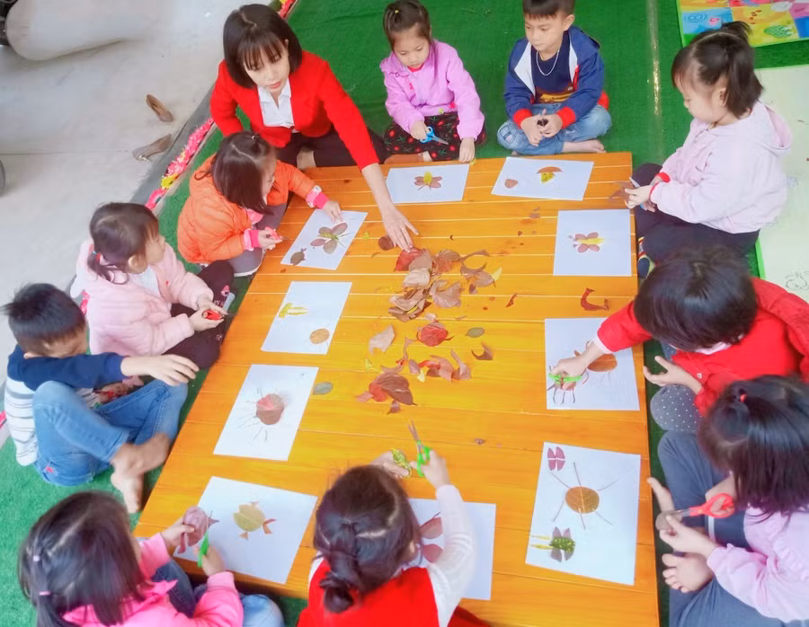 Hoạt động giáo dục tại Trường MN Chu Hóa, TP Việt Trì