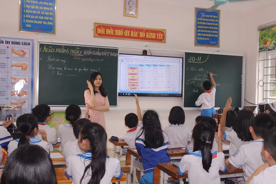 Thực hiện chương trình phổ thông mới, Tiếng Anh và Tin học sẽ là môn học bắt buộc từ lớp 3