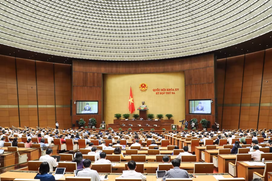 Kỳ họp thứ 3, Quốc hội khóa XV. Ảnh: Quang Khánh