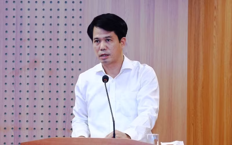 Ông Đào Xuân Yên - Trưởng ban Tuyên giáo Tỉnh ủy Thanh Hóa phát biểu tại Hội nghị.