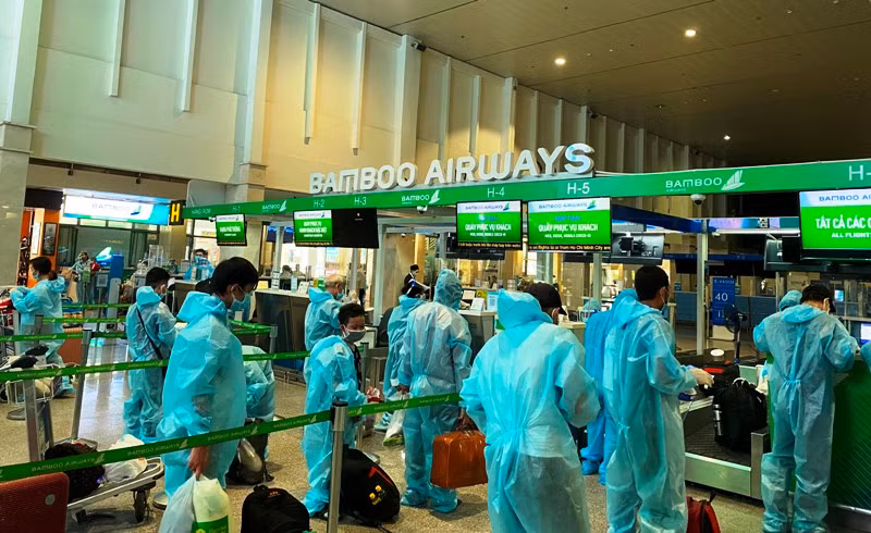 189 công dân Thanh Hóa ở TP Hồ Chí Minh được đón về quê.