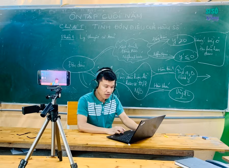 Thầy Chu Viết Tấn - GV Toán - Trường THPT Hoàng Mai, thị xã Hoàng Mai, Nghệ An